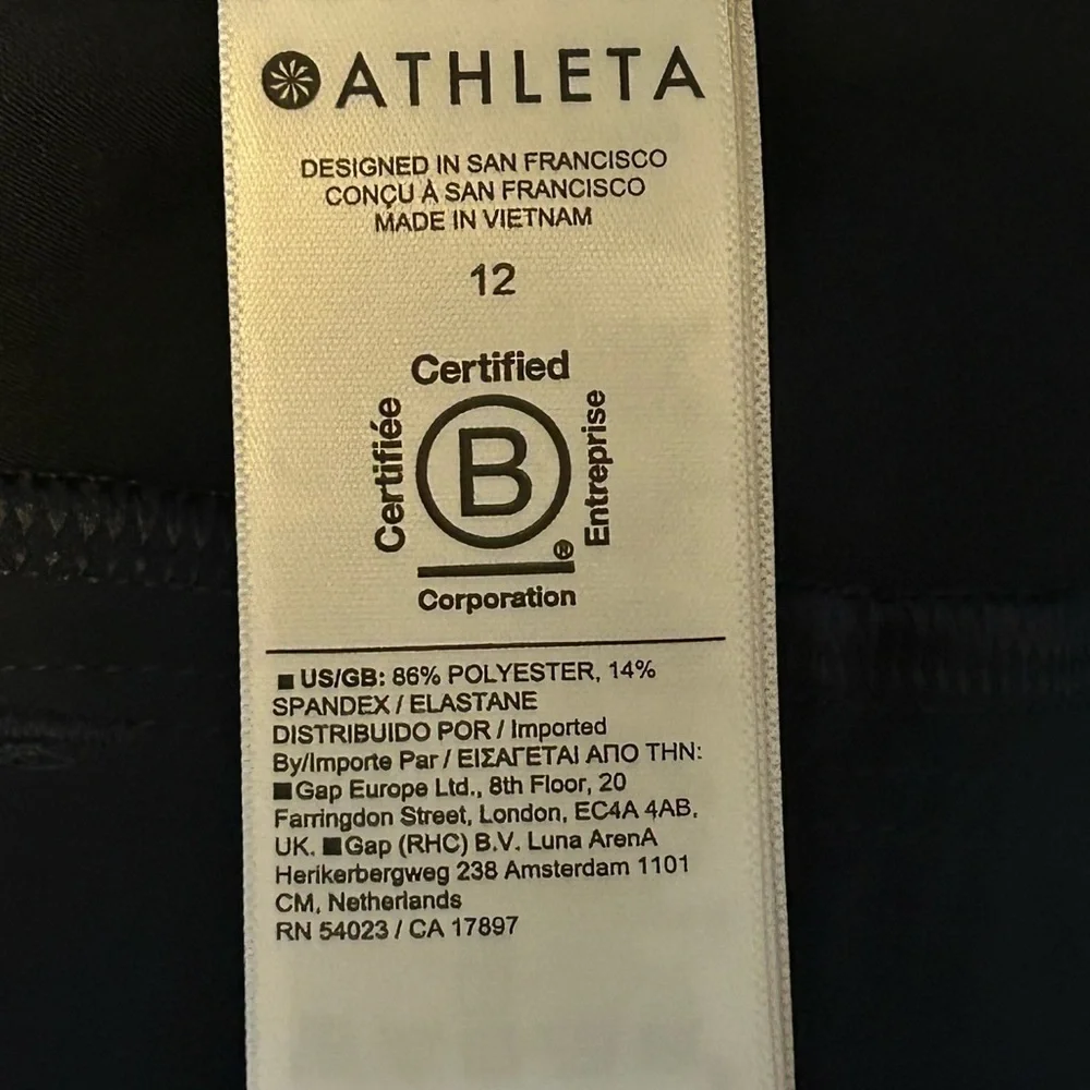 Athleta sleek navy